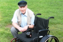 David Salisbury - maker of the Clippie bowls wheelchair